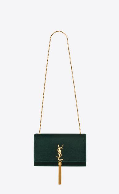 ysl green handbag|ysl handbags with tassel.